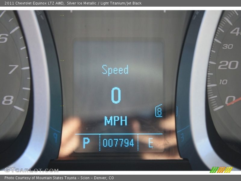 Silver Ice Metallic / Light Titanium/Jet Black 2011 Chevrolet Equinox LTZ AWD