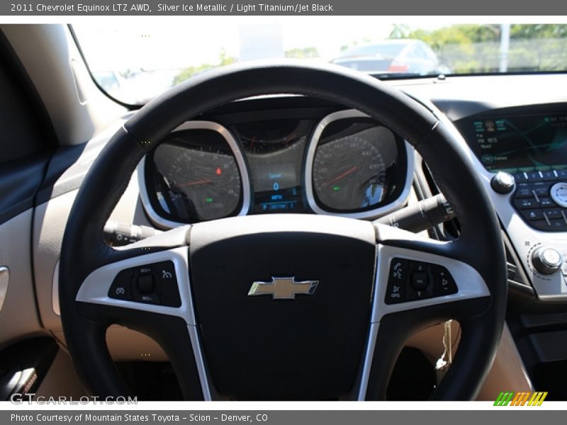 Silver Ice Metallic / Light Titanium/Jet Black 2011 Chevrolet Equinox LTZ AWD