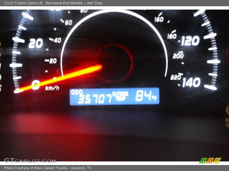 Barcelona Red Metallic / Ash Gray 2010 Toyota Camry LE