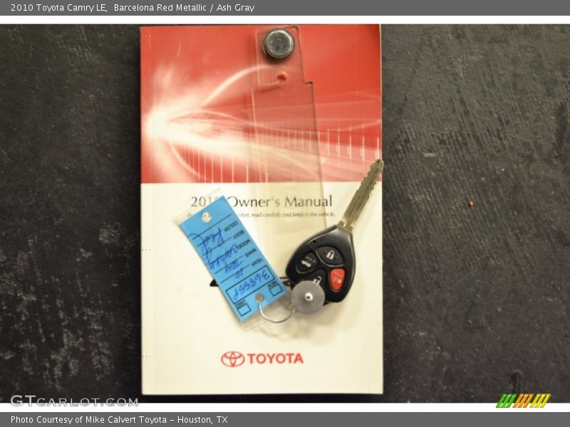 Barcelona Red Metallic / Ash Gray 2010 Toyota Camry LE