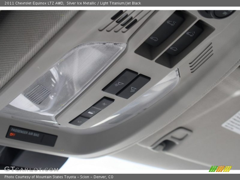 Silver Ice Metallic / Light Titanium/Jet Black 2011 Chevrolet Equinox LTZ AWD