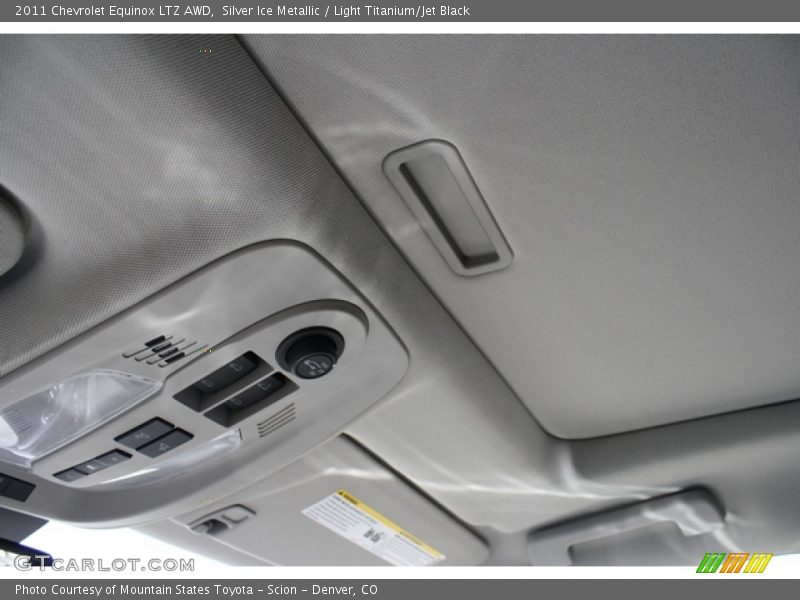 Silver Ice Metallic / Light Titanium/Jet Black 2011 Chevrolet Equinox LTZ AWD