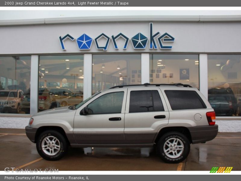 Light Pewter Metallic / Taupe 2003 Jeep Grand Cherokee Laredo 4x4