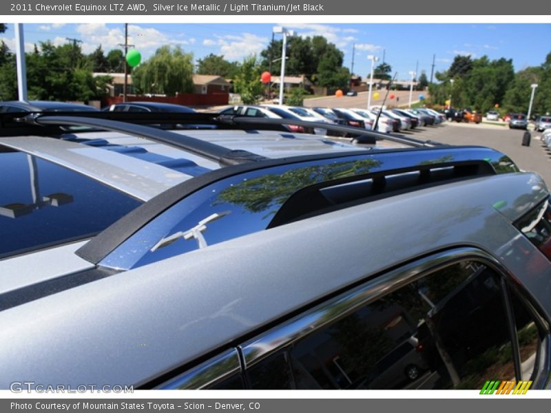 Silver Ice Metallic / Light Titanium/Jet Black 2011 Chevrolet Equinox LTZ AWD