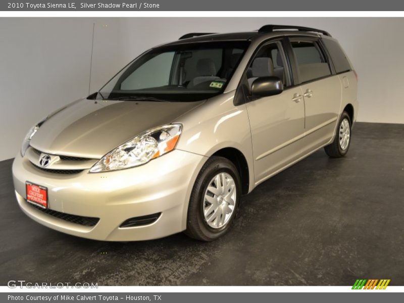 Silver Shadow Pearl / Stone 2010 Toyota Sienna LE