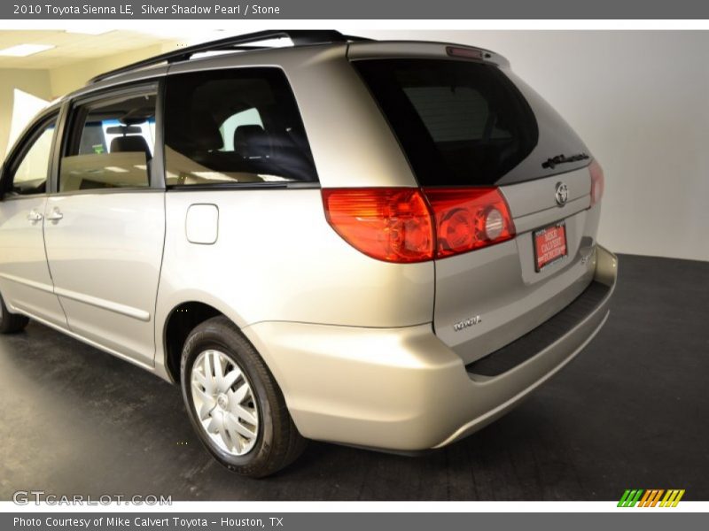 Silver Shadow Pearl / Stone 2010 Toyota Sienna LE