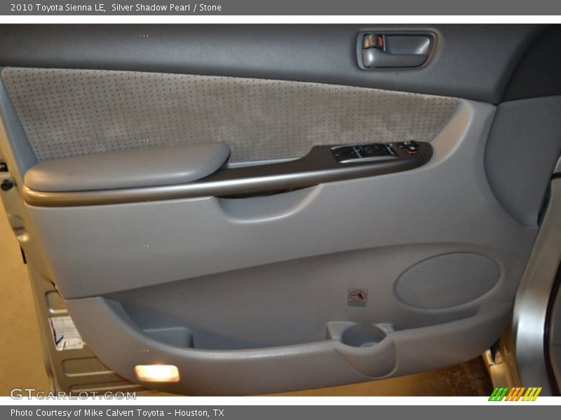 Silver Shadow Pearl / Stone 2010 Toyota Sienna LE