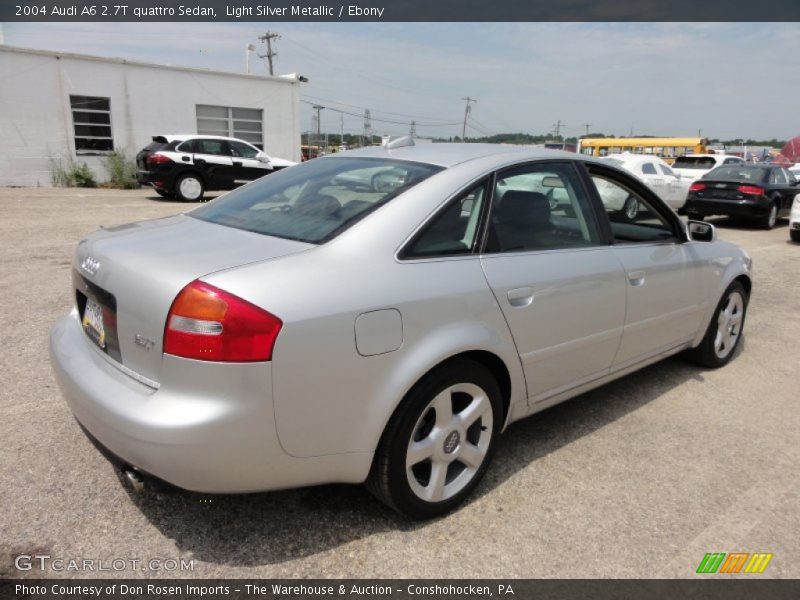 Light Silver Metallic / Ebony 2004 Audi A6 2.7T quattro Sedan