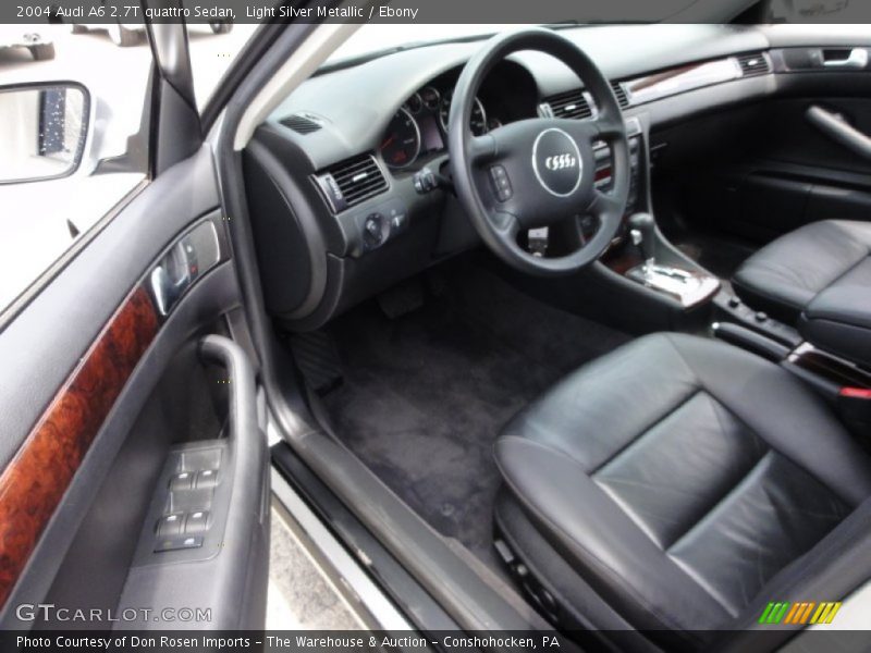  2004 A6 2.7T quattro Sedan Ebony Interior