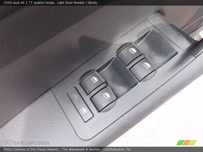 Light Silver Metallic / Ebony 2004 Audi A6 2.7T quattro Sedan