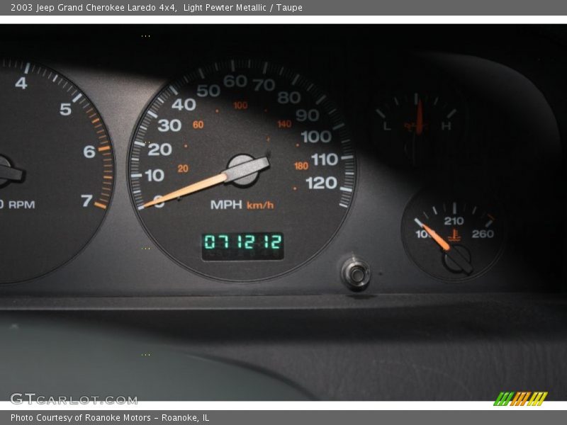 Light Pewter Metallic / Taupe 2003 Jeep Grand Cherokee Laredo 4x4