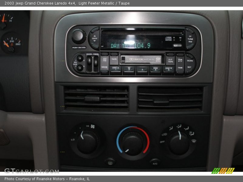 Light Pewter Metallic / Taupe 2003 Jeep Grand Cherokee Laredo 4x4