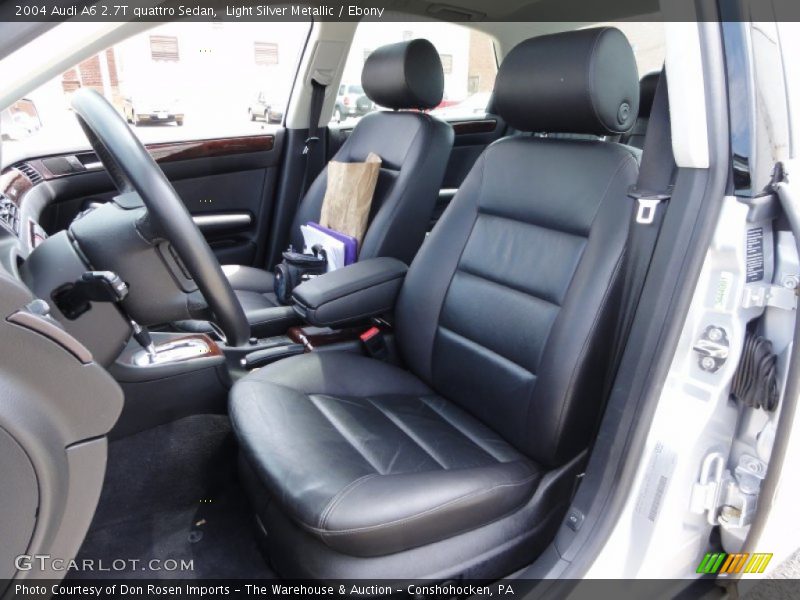 2004 A6 2.7T quattro Sedan Ebony Interior