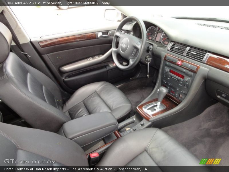  2004 A6 2.7T quattro Sedan Ebony Interior