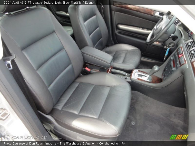 2004 A6 2.7T quattro Sedan Ebony Interior