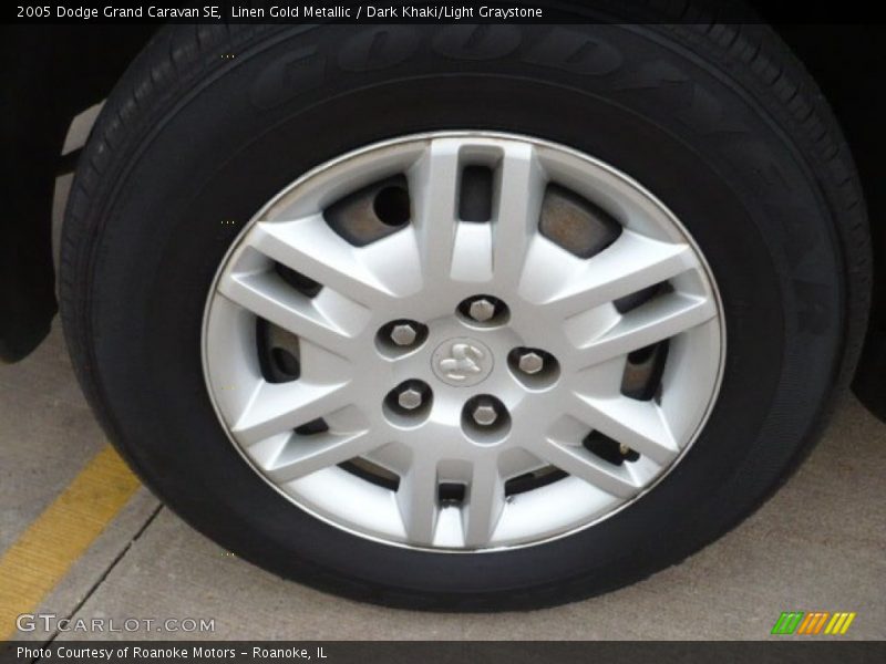Linen Gold Metallic / Dark Khaki/Light Graystone 2005 Dodge Grand Caravan SE