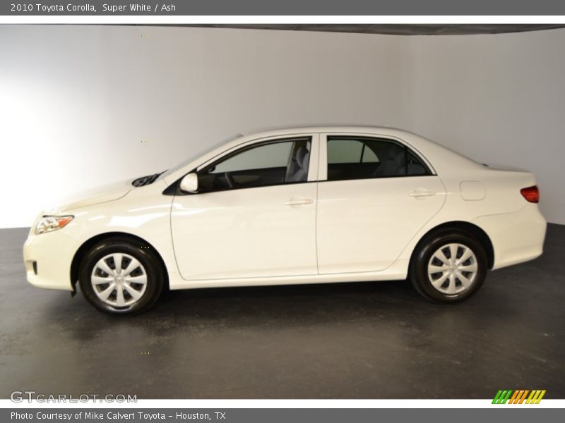 Super White / Ash 2010 Toyota Corolla