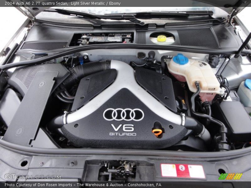  2004 A6 2.7T quattro Sedan Engine - 2.7 Liter Turbocharged DOHC 30-Valve V6