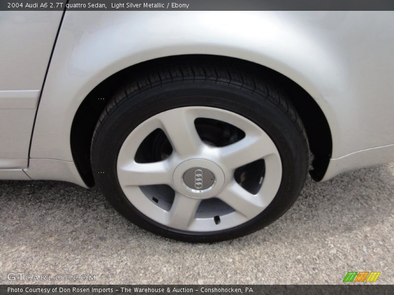 Light Silver Metallic / Ebony 2004 Audi A6 2.7T quattro Sedan