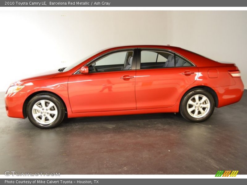 Barcelona Red Metallic / Ash Gray 2010 Toyota Camry LE