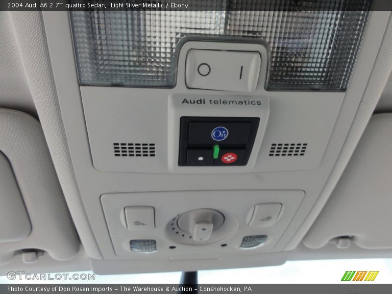 Light Silver Metallic / Ebony 2004 Audi A6 2.7T quattro Sedan