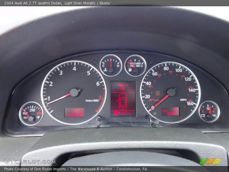  2004 A6 2.7T quattro Sedan 2.7T quattro Sedan Gauges