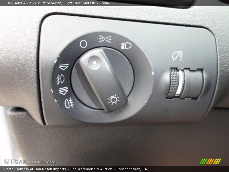 Controls of 2004 A6 2.7T quattro Sedan