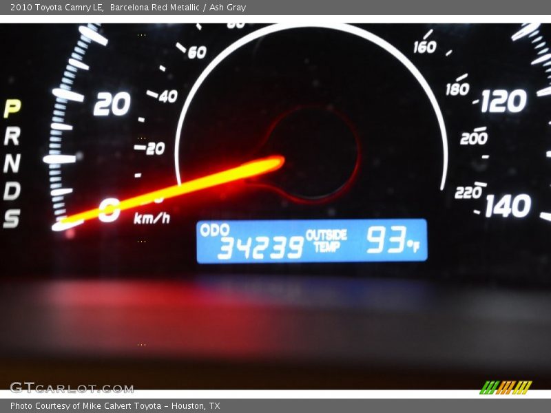 Barcelona Red Metallic / Ash Gray 2010 Toyota Camry LE