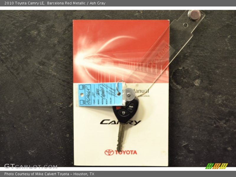 Barcelona Red Metallic / Ash Gray 2010 Toyota Camry LE