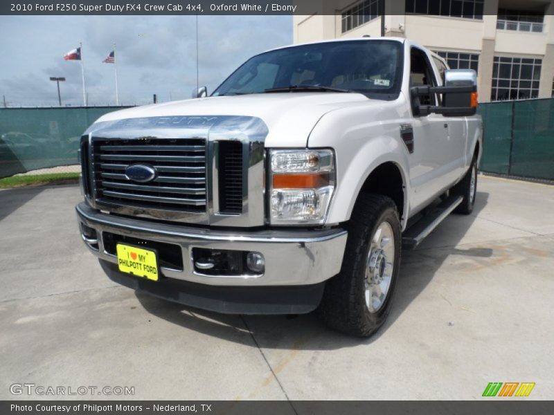 Oxford White / Ebony 2010 Ford F250 Super Duty FX4 Crew Cab 4x4