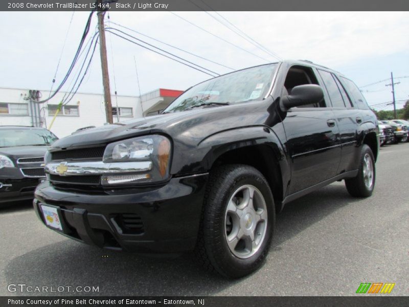 Black / Light Gray 2008 Chevrolet TrailBlazer LS 4x4