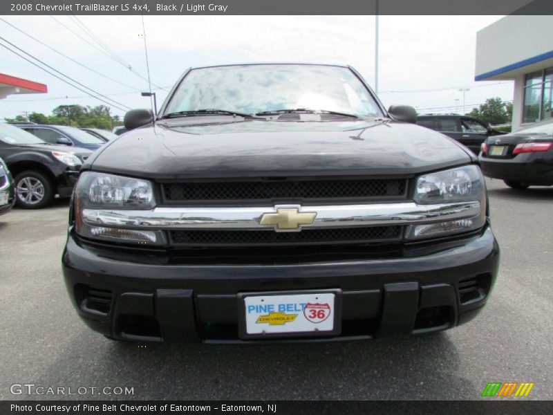 Black / Light Gray 2008 Chevrolet TrailBlazer LS 4x4
