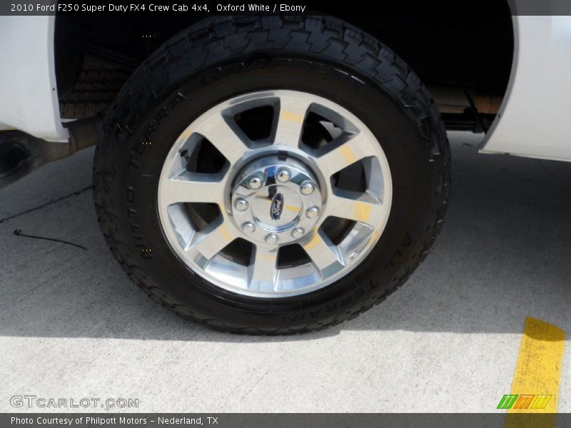 Oxford White / Ebony 2010 Ford F250 Super Duty FX4 Crew Cab 4x4