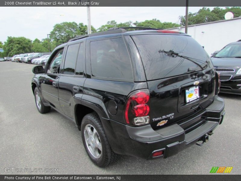Black / Light Gray 2008 Chevrolet TrailBlazer LS 4x4
