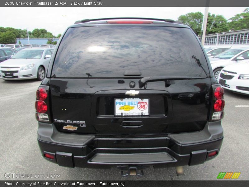 Black / Light Gray 2008 Chevrolet TrailBlazer LS 4x4