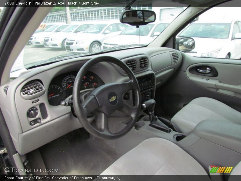 Black / Light Gray 2008 Chevrolet TrailBlazer LS 4x4