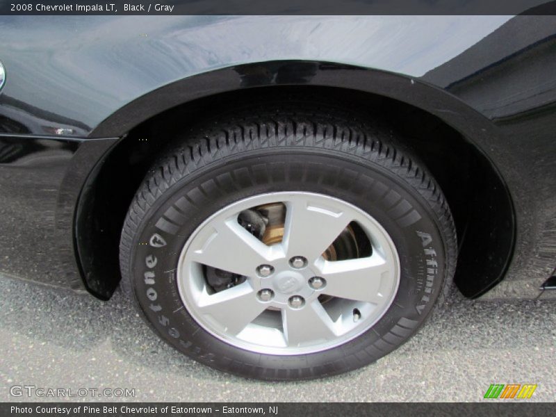 Black / Gray 2008 Chevrolet Impala LT