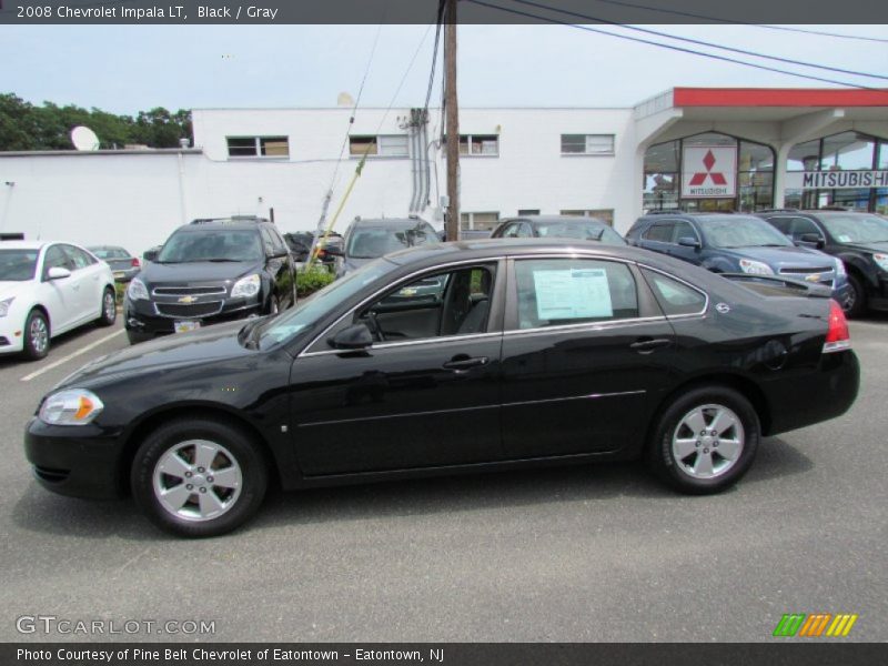 Black / Gray 2008 Chevrolet Impala LT