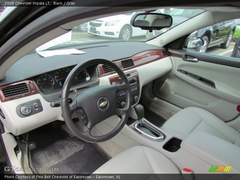 Black / Gray 2008 Chevrolet Impala LT