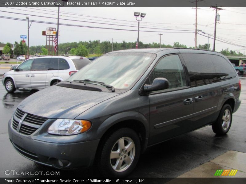 Magnesium Pearl / Medium Slate Gray 2007 Dodge Grand Caravan SXT