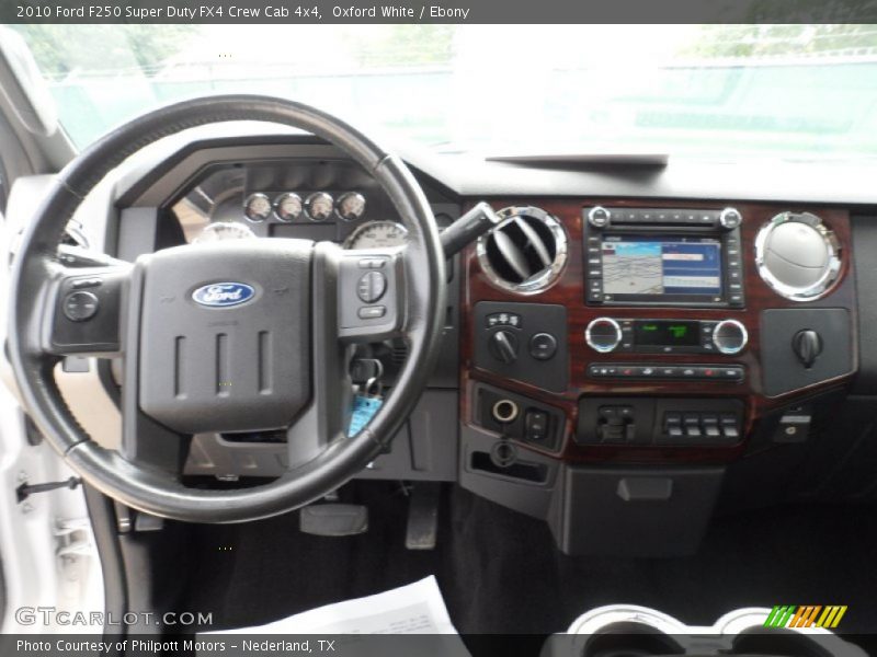 Oxford White / Ebony 2010 Ford F250 Super Duty FX4 Crew Cab 4x4