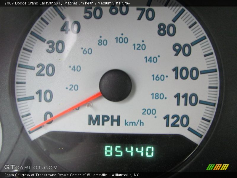 Magnesium Pearl / Medium Slate Gray 2007 Dodge Grand Caravan SXT