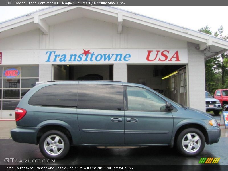 Magnesium Pearl / Medium Slate Gray 2007 Dodge Grand Caravan SXT