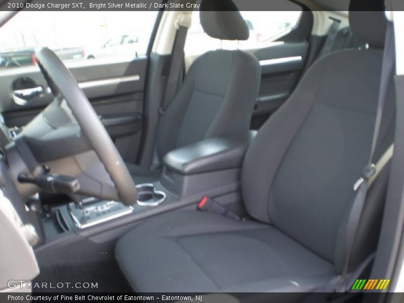 Bright Silver Metallic / Dark Slate Gray 2010 Dodge Charger SXT
