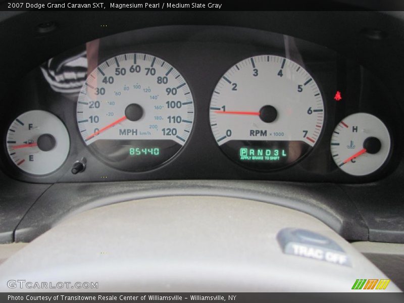 Magnesium Pearl / Medium Slate Gray 2007 Dodge Grand Caravan SXT