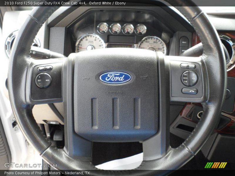 Oxford White / Ebony 2010 Ford F250 Super Duty FX4 Crew Cab 4x4