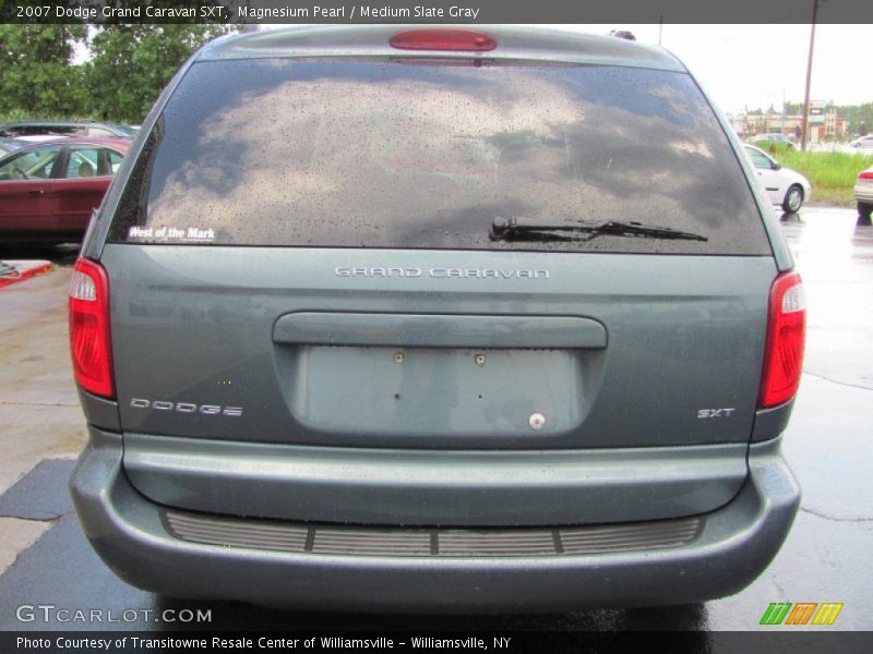 Magnesium Pearl / Medium Slate Gray 2007 Dodge Grand Caravan SXT