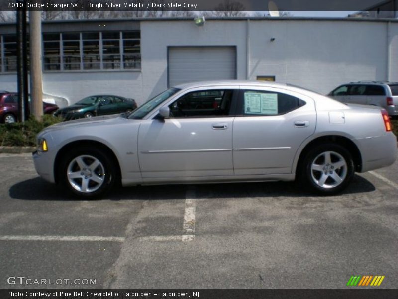 Bright Silver Metallic / Dark Slate Gray 2010 Dodge Charger SXT
