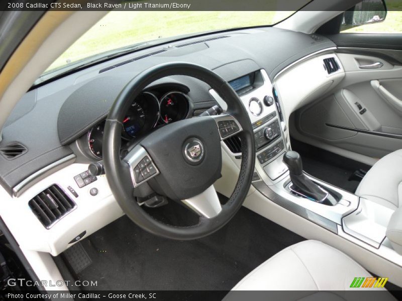 Black Raven / Light Titanium/Ebony 2008 Cadillac CTS Sedan