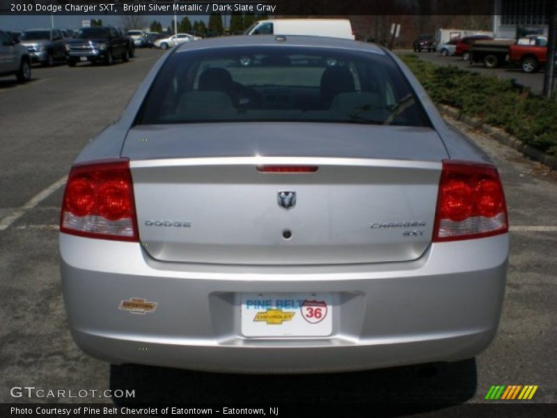 Bright Silver Metallic / Dark Slate Gray 2010 Dodge Charger SXT